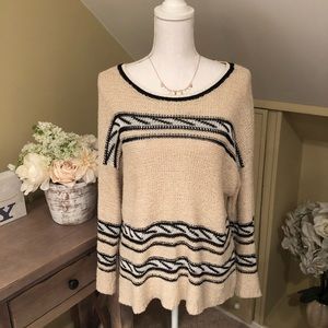 Loft Womens Crewneck Sweater L Pullover